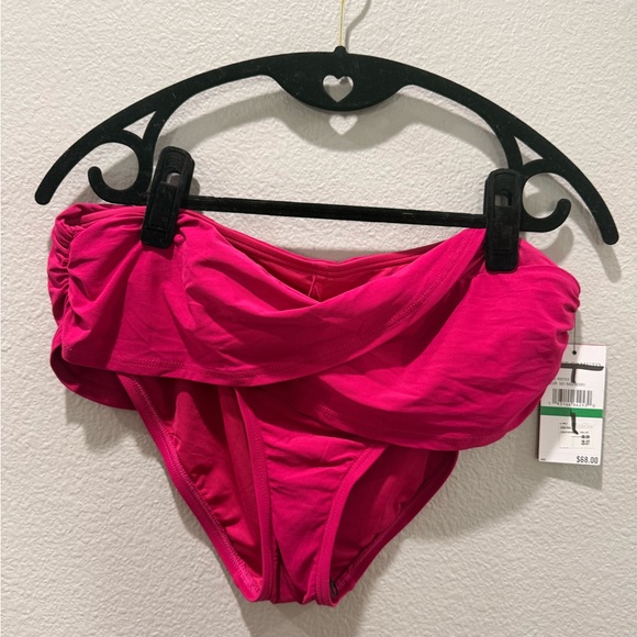 💖 NWT Vince Camuto Raspberry Swimsuit Bottoms – Size L 💖 - Picture 1 of 5